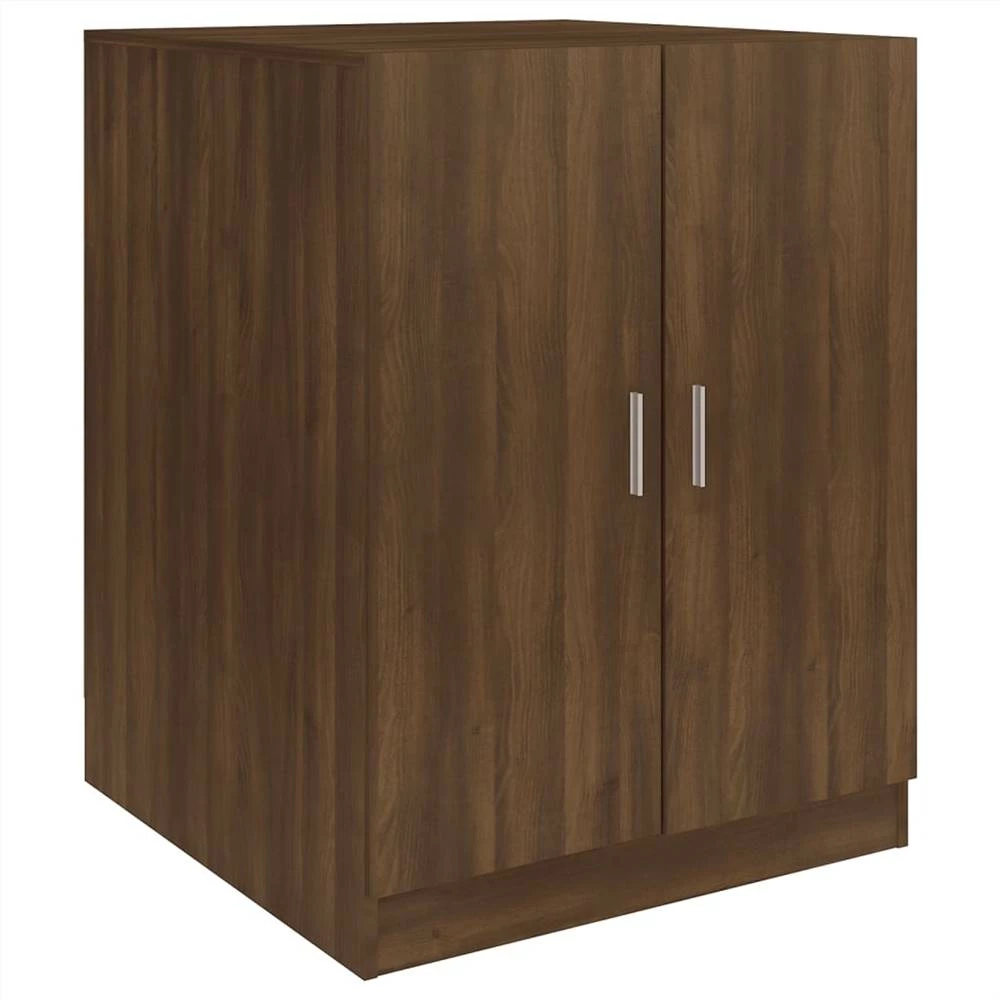 Discount ✨ Washing Machine Cabinet Brown Oak 71x71.5x91.5 cm 😀 4 Discount ✨ Washing Machine Cabinet Brown Oak 71x71.5x91.5 cm 😀 - Image 2