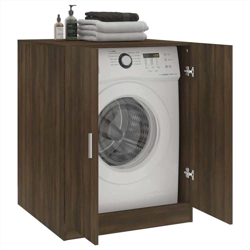 Discount ✨ Washing Machine Cabinet Brown Oak 71x71.5x91.5 cm 😀 6 Discount ✨ Washing Machine Cabinet Brown Oak 71x71.5x91.5 cm 😀 - Image 4