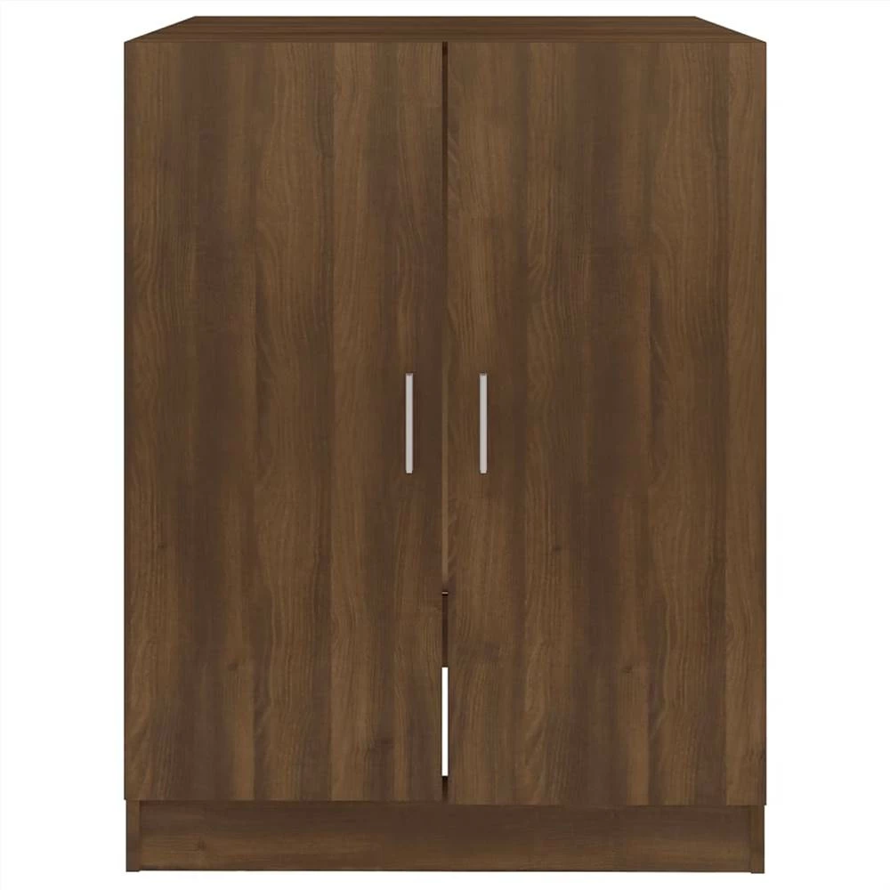 Discount ✨ Washing Machine Cabinet Brown Oak 71x71.5x91.5 cm 😀 8 Discount ✨ Washing Machine Cabinet Brown Oak 71x71.5x91.5 cm 😀 - Image 6