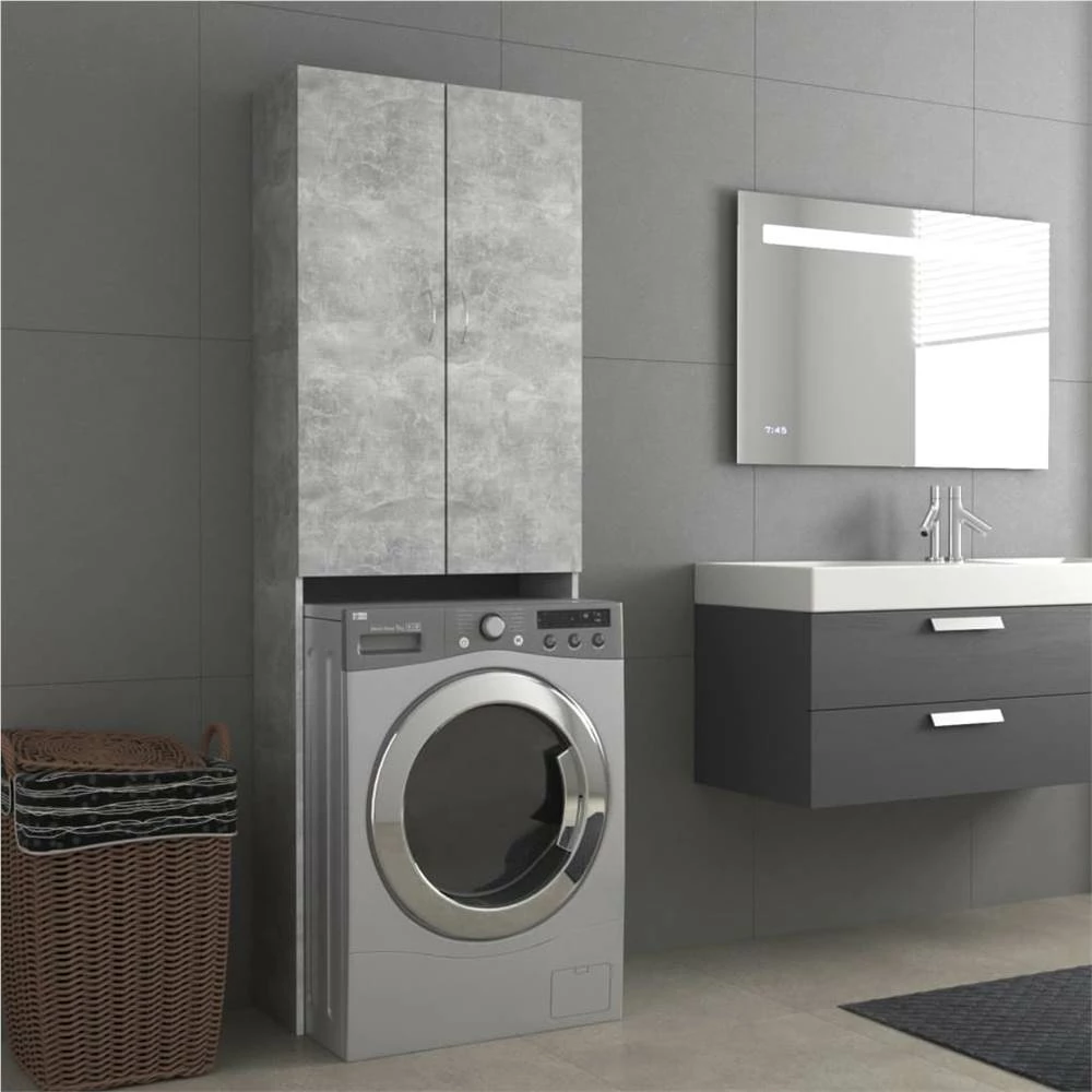 Best reviews of β€οΈ Washing Machine Cabinet Concrete Grey 64x25.5x190 cm π 3 Best reviews of β€οΈ Washing Machine Cabinet Concrete Grey 64x25.5x190 cm π
