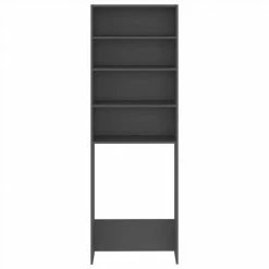 Best deal ❤️ Washing Machine Cabinet Grey 64x24x190 cm 🧨 -Appliances Sales Store Washing Machine Cabinet Grey 64x24x190 cm 486786 5