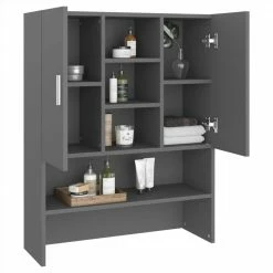 Coupon ✔️ Washing Machine Cabinet Grey 70.5x25.5x90 cm 👍 -Appliances Sales Store Washing Machine Cabinet Grey 70 5x25 5x90 cm 486610 2