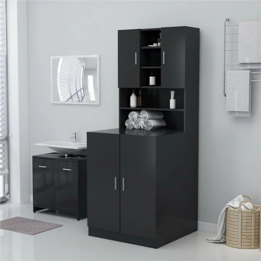 Promo 🧨 Washing Machine Cabinet Grey 71x71.5x91.5 cm ❤️ 3 Promo 🧨 Washing Machine Cabinet Grey 71x71.5x91.5 cm ❤️