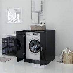 Best Sale ๐ Washing Machine Cabinet High Gloss Black 71x71.5x91.5 cm ๐ฏ 11 Best Sale ๐ Washing Machine Cabinet High Gloss Black 71x71.5x91.5 cm ๐ฏ -Appliances Sales Store Washing Machine Cabinet High Gloss Black 71x71 5x91 5 cm 486649 3