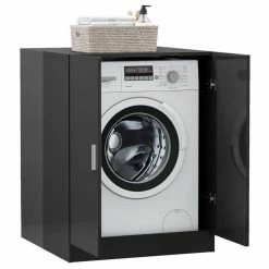 Flash Sale 🎉 Washing Machine Cabinet High Gloss Grey 71x71.5x91.5 cm 😉 10 Flash Sale 🎉 Washing Machine Cabinet High Gloss Grey 71x71.5x91.5 cm 😉 -Appliances Sales Store Washing Machine Cabinet High Gloss Grey 71x71 5x91 5 cm 486801 2