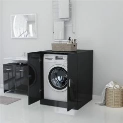 Flash Sale 🎉 Washing Machine Cabinet High Gloss Grey 71x71.5x91.5 cm 😉 11 Flash Sale 🎉 Washing Machine Cabinet High Gloss Grey 71x71.5x91.5 cm 😉 -Appliances Sales Store Washing Machine Cabinet High Gloss Grey 71x71 5x91 5 cm 486801 3