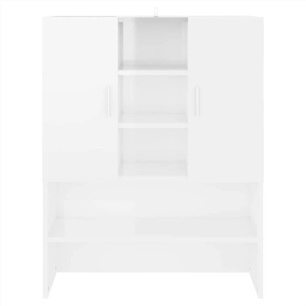 Promo ๐ Washing Machine Cabinet High Gloss White 70.5x25.5x90 cm ๐ฅ 7 Promo ๐ Washing Machine Cabinet High Gloss White 70.5x25.5x90 cm ๐ฅ - Image 5