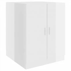 Appliances Sales Store -Appliances Sales Store Washing Machine Cabinet High Gloss White 71x71 5x91 5 cm 486674 1