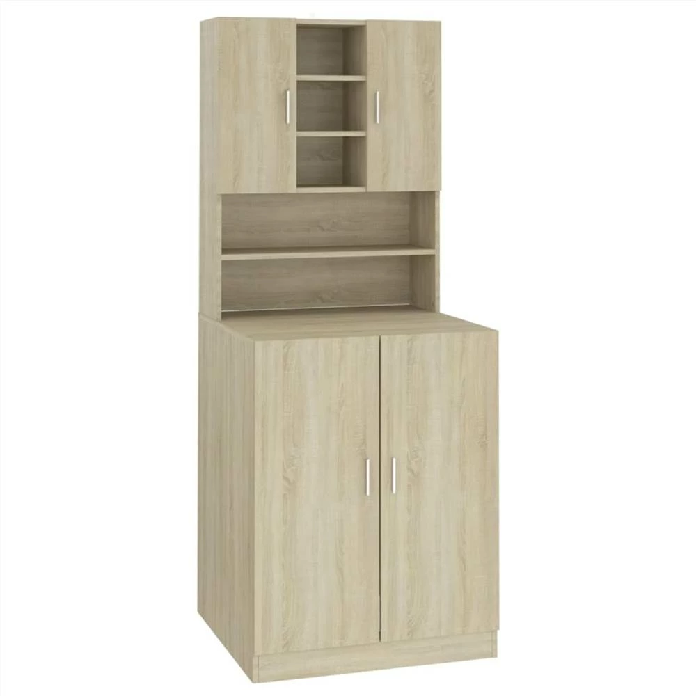 Buy ❤️ Washing Machine Cabinet Sonoma Oak ⌛ 4 Buy ❤️ Washing Machine Cabinet Sonoma Oak ⌛ - Image 2