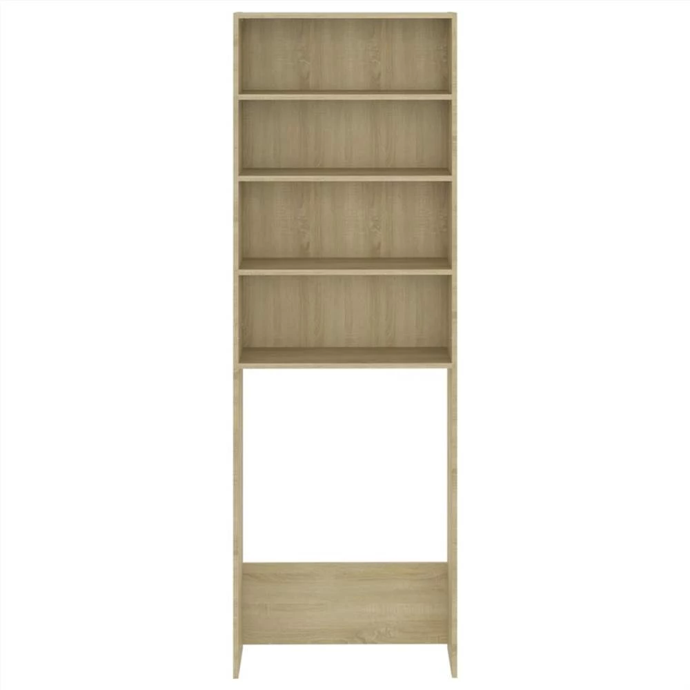 Buy 🎉 Washing Machine Cabinet Sonoma Oak 64x24x190 cm 👏 8 Buy 🎉 Washing Machine Cabinet Sonoma Oak 64x24x190 cm 👏 - Image 6