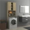 Brand new 🎁 Washing Machine Cabinet Sonoma Oak 64x25.5x190 cm ✔️ -Appliances Sales Store Washing Machine Cabinet Sonoma Oak 64x25 5x190 cm 485382 0