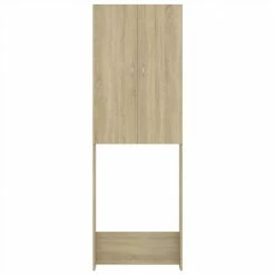 Brand new 💯 Washing Machine Cabinet Sonoma Oak 64x25.5x190 cm 🤩 -Appliances Sales Store Washing Machine Cabinet Sonoma Oak 64x25 5x190 cm 485383 5