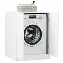 Cheapest ✨ Washing Machine Cabinet White 71x71.5x91.5 cm ⌛ -Appliances Sales Store Washing Machine Cabinet White 71x71 5x91 5 cm 486646 2