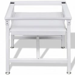 Best reviews of 🔥 Washing Machine Pedestal with Pull-Out Shelf White 🎁 -Appliances Sales Store Washing Machine Pedestal with Pull Out Shelf White 428020 3