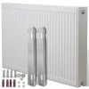 Hot Sale 🥰 White Compact Convector Radiator Side Connectors 120 x 10 x 60 cm 😀 -Appliances Sales Store White Compact Convector Radiator Side Connectors 120 x 10 x 60 cm 455438 0