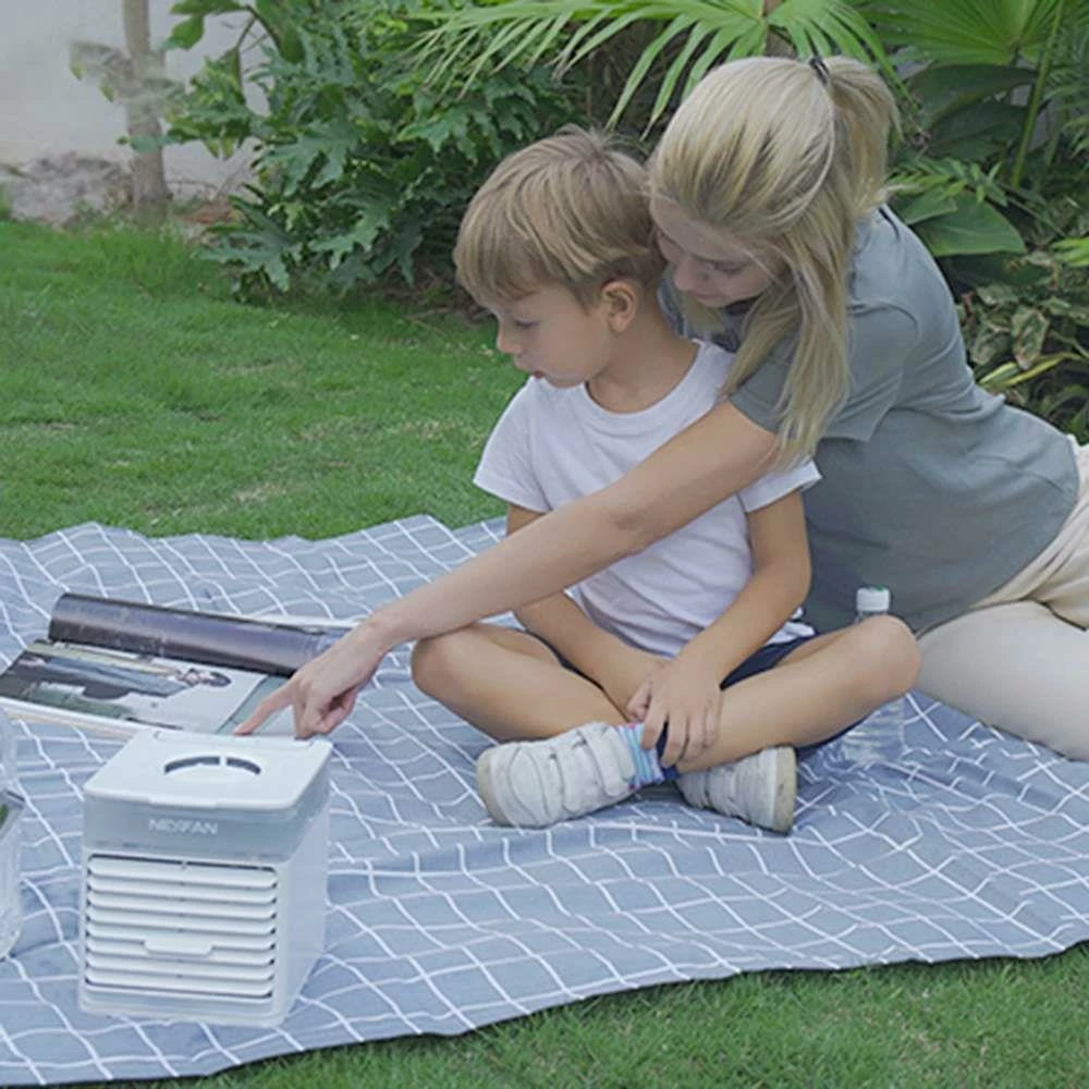 Cheapest π NexFan Portable Handheld Multifunctional Fast Cooling Air Conditioning Fan Purifying Air Eliminate Odor Three Modes USB Charging UV Version For Office Home - White π 7 Cheapest π NexFan Portable Handheld Multifunctional Fast Cooling Air Conditioning Fan Purifying Air Eliminate Odor Three Modes USB Charging UV Version For Office Home - White π - Image 5