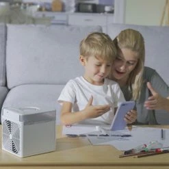 Brand new 👍 NexFan Portable Handheld Multifunctional Fast Cooling Air Conditioning Fan Purifying Air Eliminate Odor Three Modes USB Charging Standard Edition For Office Home - White 🔔 -Appliances Sales Store nexfan portable handheld multifunctional air conditioning fan white 1588901675144 1